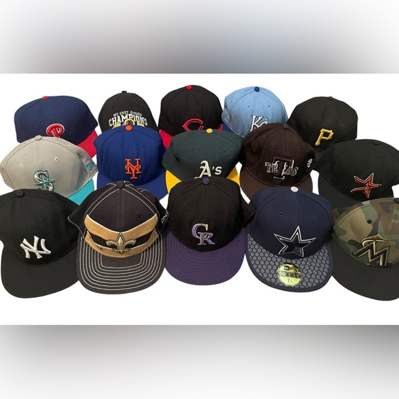 New Era Other - Bundle of 15 Basketball-Football and Baseball Caps